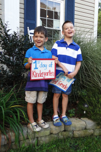 Will and Mike First Day of School